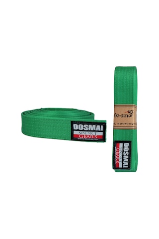 Dosmai Aikido Karate Tek Dolama Kuşak Yeşil 200 CM Tk245 Yeşil