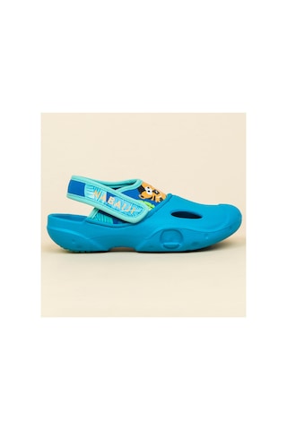 Decathlon Çocuk Havuz Sandaleti - Mavi/kaplan Baskılı - Clog 500 Mavi
