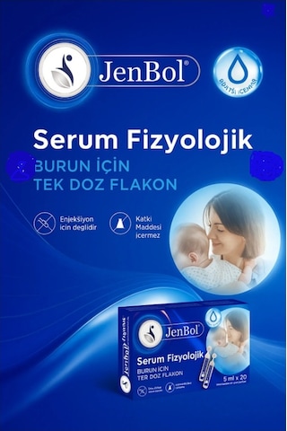 Jenbol Fizyolojik Serum 5 Ml X 20 Flakon