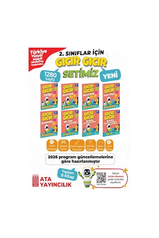 2. Sınıf Gıcır Gıcır 8'li Set 2. Sınıf Gıcır Gıcır 8'li Set