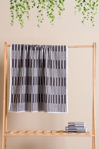 Piano %100 Pamuk Jakarlı Mutfak Ve El Havlusu 30x50 Cm Antrasit
