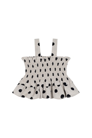 Denokids Lacivert Fırfırlı Bluz Şort Set