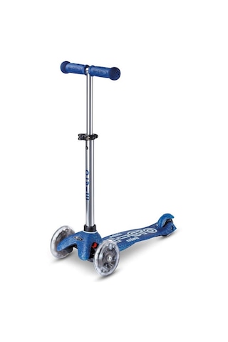 Micro Mini Micro 3 Tekerlekli Scooter Deluxe Galaxy Glitter Led Navy