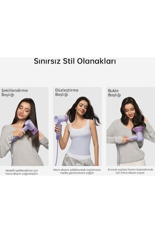 Laifen Se 2 Saç Kurutma Makinesi - Pastel Mor