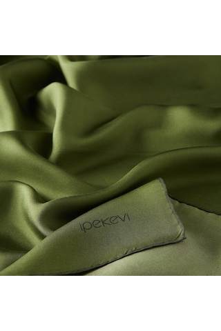 İpekevi Düz Twill İpek Eşarp - Osmanlı Yeşili Osmanlı Yeşili