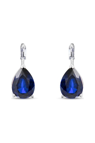 1.80 Karat Safir Pırlanta Küpe - Hrd Sertifikalı 92478387