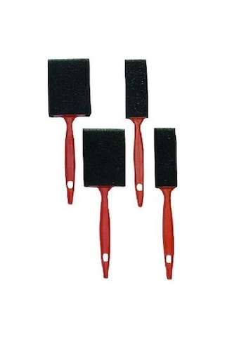 Foam Brush - Sünger Fırça Seti 4'lü