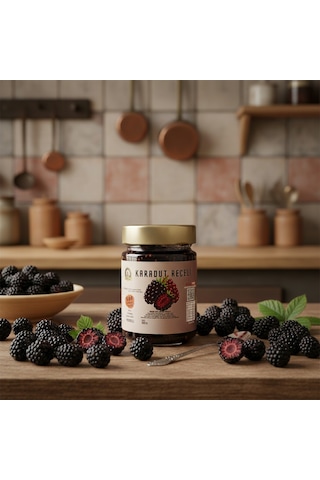 400 Gr %65 Meyveli Doğal Karadut Reçeli