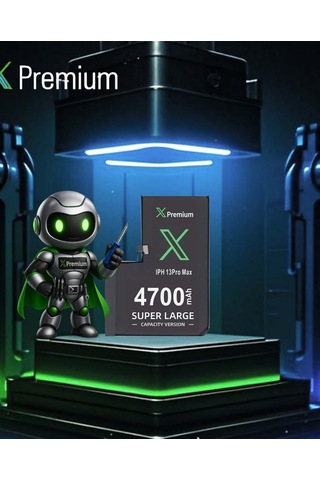 Xpremium Apple Uyumlu iPhone 13 Pro Max Batarya Pil Süper Yüksek Kapasiteli Güçlendirilmiş 4700 Mah