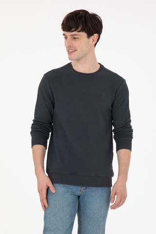 U.S. Polo Assn. Erkek Regular Fit Bisiklet Yaka Antrasit Sweatshirt 50290063-VR006