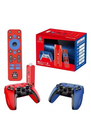 10k Ultra Hd Tv Game Stick - Android Tv 64gb 20.000 Oyunlu Çift Kablosuz Konsol Wifi6, 5g