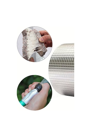 Tesisat Çatı Pencere Karavan Tekne Hortum Boru İzolasyon Tamir Bandı Sızdırmaz Sakız Bant 2 Mt 48mm