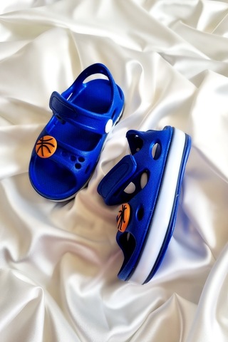 Akınal Bella Işıklı Çocuk Sandalet E274-mavi Mavi