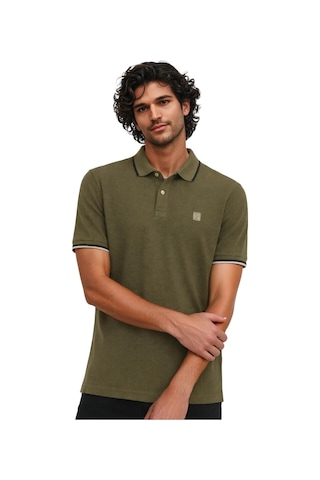 Arma Ar-ma Erkek Polo Yaka Tişört Baskisiz Basic Örme Kumaş Regular Fit %100 Pamuk 30/1 Çift Toplama Penye Pike Y31374356802 Haki-h1