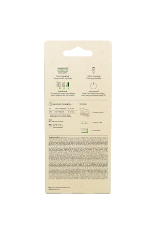 Gp E822 Usb Pilsiz Şarj Cihazı 8 Adet Aa Ve/veya Aaa İçin