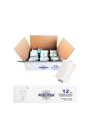 Rulopak Sensörlü Hijyenik Klozet Kapağı Rulosu 2 Li Set Toplam 1920 Kullanım R-1314 Uyumlu