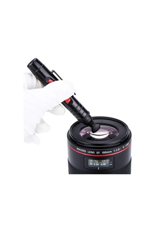 Dslr Lens Temizleme Bezi + Çift Karbon Kafa Temizleme Kalemi + Hava Üfleyici Kamera Lens Temizleme Kiti