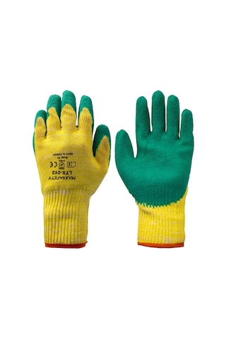 Max Safety Ltx-013 Lateks Camcı Eldiveni No:10