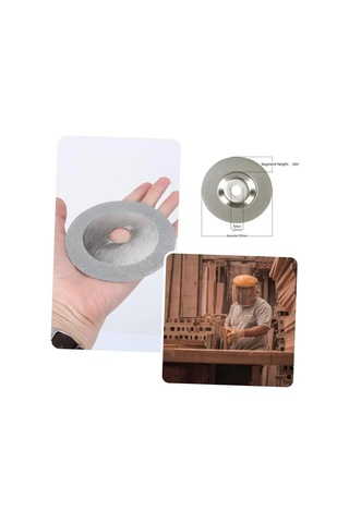 Depolife Bıçak Satır Makas Balta Bileme Diski 100mm Elmaslı Eğeleme Disk Avuç Taşlama Spiral Uyumlu Disk, Depo-00