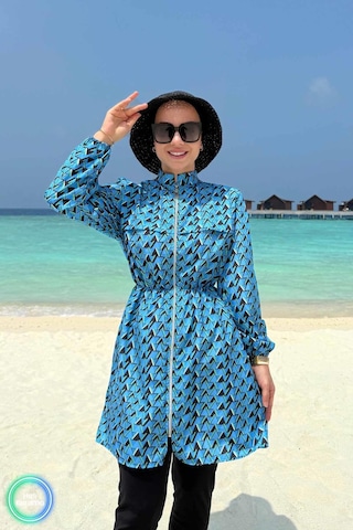 Kahijab Valen Tesettür Mayo - Mavi Mavi