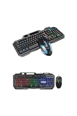 Gaming Oyuncu Klavyesi Led Aydınlatmalı Mekanik Hisli Optik