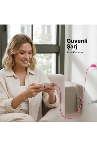 Special Collectıon Smartcharger Pro Gan 20w Pd Seyahat Hızlı Şarj Aleti + Usb-c - Usb-c 3a Kablo 1.2m 2scg20cn Neon Pembe