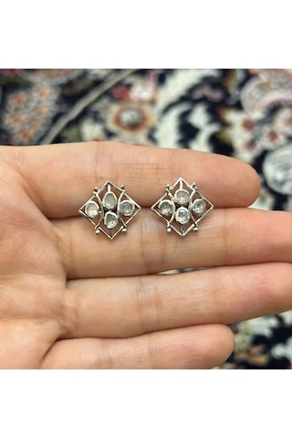 Polki Elmas Geçmeli Küpe 104