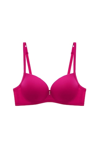 Balenli Double Push Up Anti-sarkma Yumuşak Günlük Sutyen Neon Fuşya 1 Adet Neon Fuşya Pembe