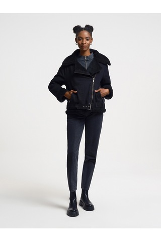 Oversize Kadın Ceket Denim