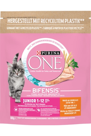 Purina One Junior Tavuklu Yavru Kedi Maması 3 x 800 G