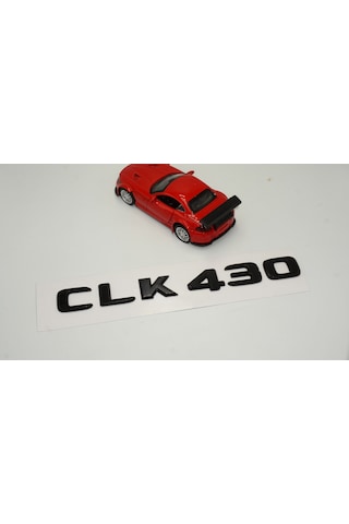 CLK 430 Bagaj Parlak Siyah ABS 3M 3D Yazı Logo