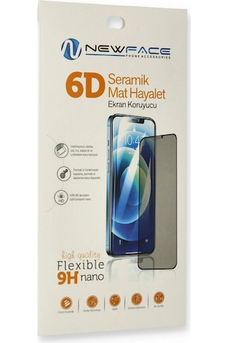 Apple, Uyumlu iPhone 13 Pro Max 6d Mat Seramik Hayalet Nano Ekran Koruyucu