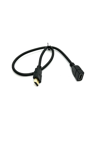 50 Cm Hdmi Uzatma Kablosu Dişi Erkek Hdmı 0.5m High Speed Extens