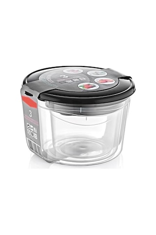 Yuvarlak Metal Saklama Kabı Erzak Saklama Kabı - Organizer Kutu 14 Cm X 12 5 Cm Azura Coffee Diğer