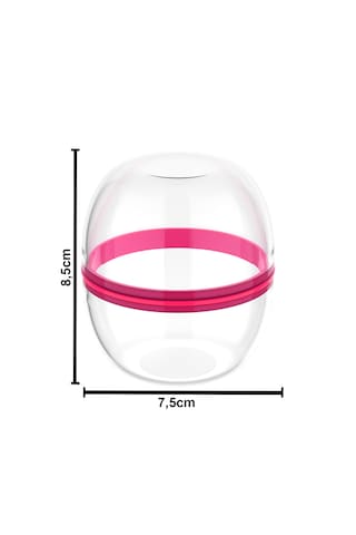 Zweikell Freshball Taze Tutan Kapsül Soğan Sarımsak Saklama Kabı 2'li Şeffaf