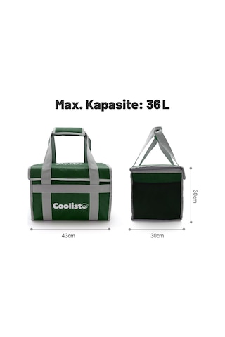 Coolist Cl36G 36 L Katlanabilir Termos Bez Çanta / Buzluk