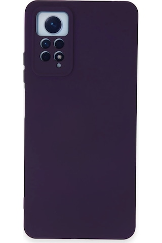 Newface Xiaomi Redmi Note 12 Pro 4g Kılıf Nano İçi Kadife Silikon Semeglbl - 86 - Mor