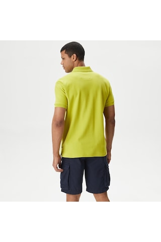 Nautica Erkek Yeşil Classic Fit Kısa Kollu Polo Düz K35000t Yeşil
