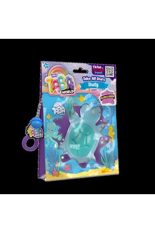 Taba World Shelly Deniz Kızı Kaplumbağa Squishy Oyuncak Seri 1 Glow In The Dark Hayvanlar
