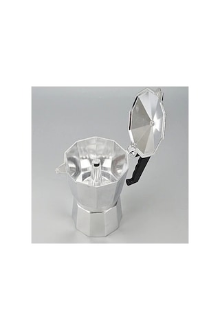 3 Fincanlık Retro Tasarım Alüminyum Moka Pot - Ocak Üstü Espresso Ve Filtre Kahve Demleyici