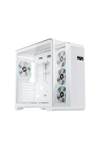 Ontech - 1st Player Rt7 Beyaz Dıgıtal 850w 80+ Gold Full Modüler 4x12cm Argb 3 Taraflı Temperli Cam