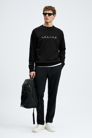 Lufian Cooper Erkek Sweatshirt Siyah Siyah 112030198100100