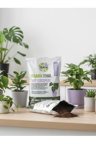 20 Litre Organik İthal Çok Amaçlı Bitki Toprağı - Çiçek, Sebze