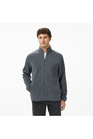 Nautica Erkek Gri Regular Fit Sweatshirt Düz K57052t Gri