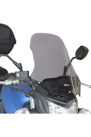 GP Kompozit SYM Wolf 2012-2016 Uyumlu 3 Delikli Ön Cam Füme 49 cm
