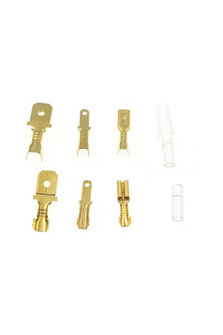 Kosona 150 Adet Soğuk Presli Terminal Seti - 6.3/4.8/4/2.8mm Erkek/dişi Tak Ve Çık Bağlantı Terminaleği Kutulu