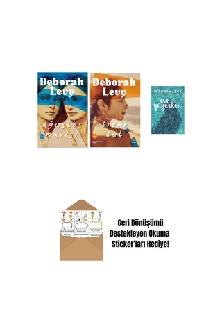 Ağustos Mavisi + Sıcak Süt + Eve Yüzerken + Okuma Sticker'ları