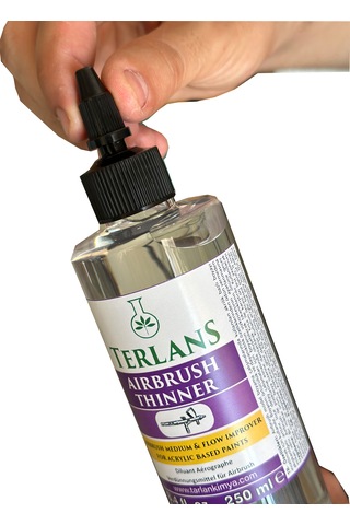 Airbrush İnceltici 250 Ml Akrilik Boya Airbrush Thinner Flow Improver Akışkanlık & Detay Kontrolü