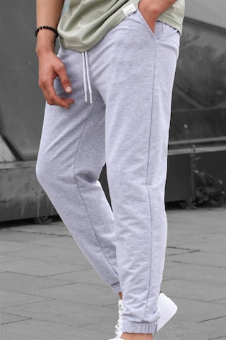 Madmext Gri Basic Paçası Lastikli Erkek Eşofman 5494 Gri