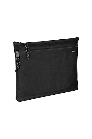 Jacbag Siyah Kadın/erkek A4 Zip Folder İki Bölmeli Dosya Ve Evrak Çantası